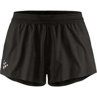 Craft Pro Hypervent Split 2 Running Shorts Men - Black, Size S - black