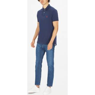 Polo Ralph Lauren Herren Polo-Shirt blau Slim Fit