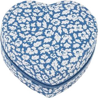 Bon Dep Jewelry Box Heart Mw Liberty Feather Blue