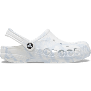 Crocs unisex Baya Marbled Clogs White / Multi 43