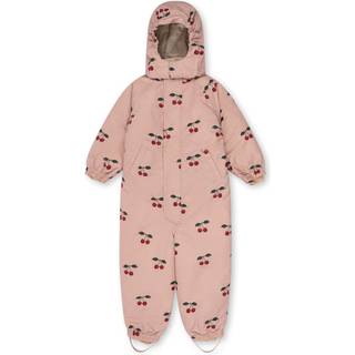 Konges Sløjd Cerise Blush skidragt med cherry print 2 Y  Lyserød  2 år  Unisex