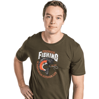 Pinewood Fish T-Shirt M Green M
