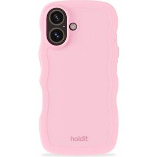 Holdit iPhone 16 Plus Wavy Cover - Pink