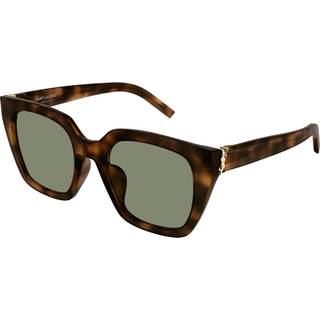 SAINT LAURENT Kvinde SL M143 003 Solbriller Acetat Havana Grøn Cat Eye