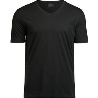 Teejays - Essentiel crewneck-sweatshirt med X-stik, Sort, Herre - Style 5504