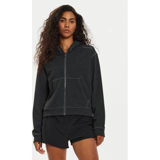 Zip Up Hoodie - Black - XXS