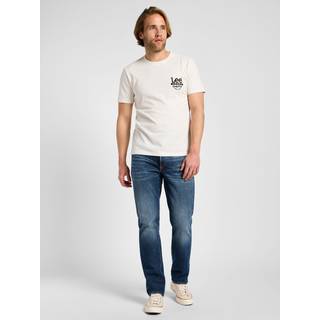 Lee Short Sleeve Working West Tee Ecru Size L