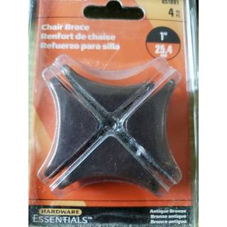 Hillman Group 851691 1 x 3/4-tommer Stol Brace Antik bronze