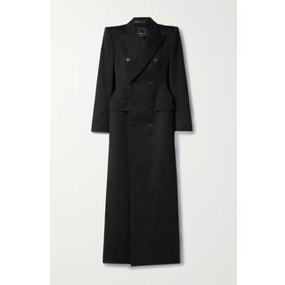 Balenciaga Structured double-breasted wool coat - black - XS