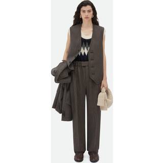 Bottega Veneta Houndstooth wool vest - multicoloured - XXS