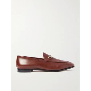 Gucci Jordaan Horsebit leather loafers - brown - EU 36.5