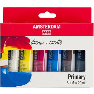 Amsterdam Akrylmaling, Primary, 6x20 ML.