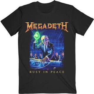 Megadeth Skjorte Rust In Peace Track list Unisex Black S