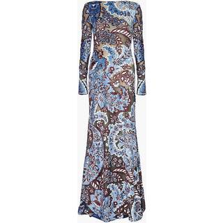 Etro Paisley crÃªpe jersey maxi dress - multicoloured - XL+