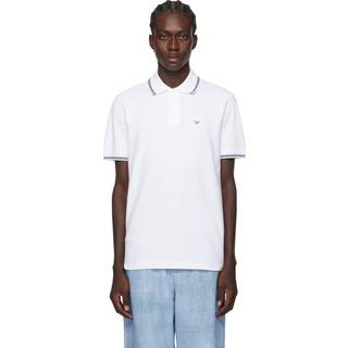 Emporio Armani Short Sleeved Polo T Shirt White