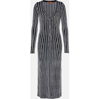 Missoni LamÃ© midi dress - black - L