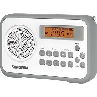 Sangean PR-D18 FM-radio med digital tuner - Hvid