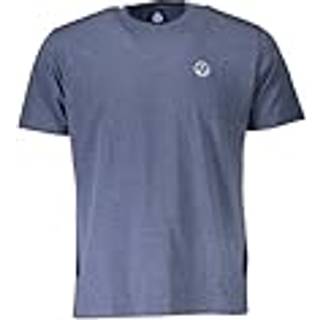 North Sails Blue Cotton Men T-Shirt