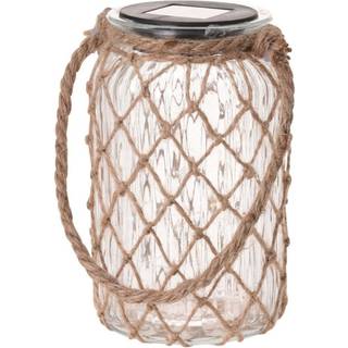 Solcellelampe med 10 LED lys i krukke