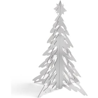 Cooee Design Pinetree dekorationstræ 15 cm Stainless Steel