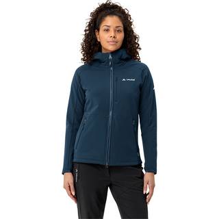 Vaude Women's Elope Stormfleece Hoody Softshelljakke Damer størrelse 34 farve blå