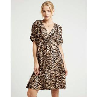 River Island Floral Print Ruched Mini Dress36