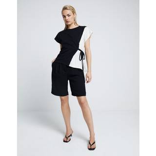 River Island Plisseret Slips Side 100% bomuld T-shirtEU 42 (UK 14)