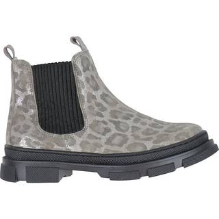 Angulus Silver/black Vinterstøvlette Med Uldfoer - Str. 33