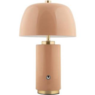 Leitmotiv Freya bordlampe Ø18cm brun