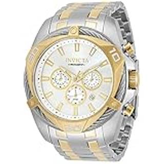 Invicta 34126 Sølvfarvet/Gul guldtonet stål Ø50 mm