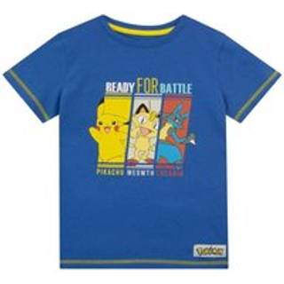 Character Character Blue 100% Cotton Pokemon T-Shirt