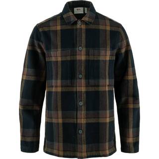 Fjällräven Singi Flannel Overshirt Fritidsjakke Herrer størrelse L farve beige