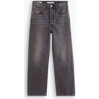 Levi's Levi's Grey Ribcage Straight Ankle Jeans