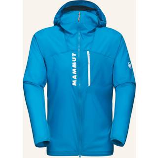 Mammut Aenergy Windbreaker Hooded Jacket Softshelljakke Herrer størrelse XL farve blå