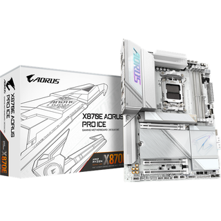 GIGABYTE X870E AORUS PRO ICE Bundkort - AMD X870E - AMD AM5 socket - DDR5 RAM - ATX