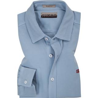 NAPAPIJRI Herren Hemd blau Slim Fit