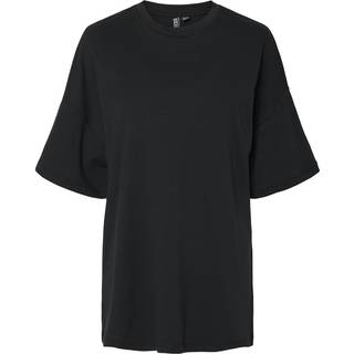 PIECES dame t-shirt PCAUNA - Black - XS