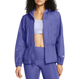 Jakke med hætte Under Armour Vanish Elite Woven Full-Zip Oversized Jacket 1382726-561 Størrelse S