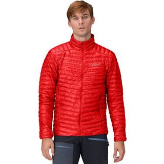 Norrøna Men's Trollveggen Superlight Down Jacket Arednalin Red, M