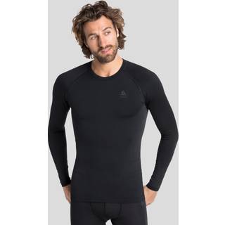 Odlo Performance Warm Eco BI Top Crew Neck Long Sleeve Men - Black, Size XXL - black