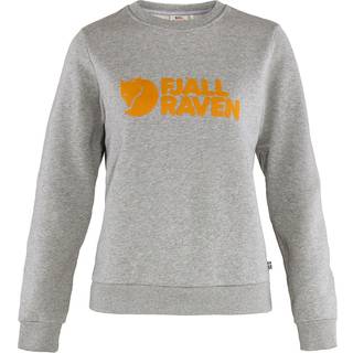 Fjällräven Women's Fjällräven Logo Sweater Grey Melange, Grey-Melange, XXS