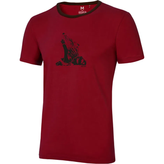 Ocun Classic T Organic Airwolf T-shirt Herrer størrelse M farve rød