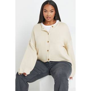 Yours Curve Short Button Thru Cardigan50