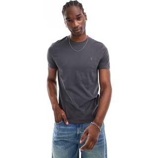 All Saints AllSaints Grey Brace Dark Grey Short Sleeve 100% Cotton T-Shirt