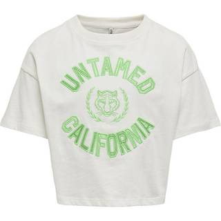 Kids Only Cloud Dancer/california Boxy T-shirt - Str. 13-14y 158/164cm