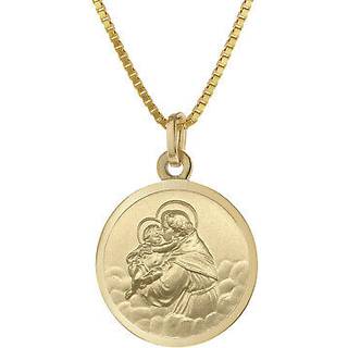 trendor 41422 Heiliger Antonius Anhänger Gold 333 an goldplattierter Kette
