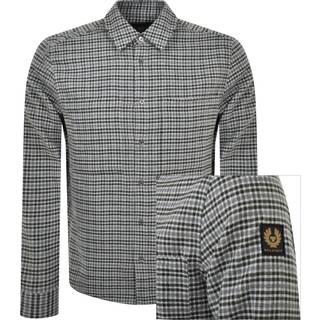 Belstaff Foundry Relaxed Fit Shirt Grey