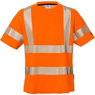Fristads 129515 Hi Vis t-shirt dame kl.2 7458 / Arbejds T-shirt Hi-Vis orange 3XL