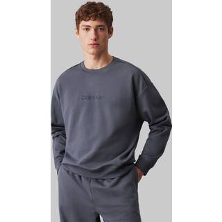 Cotton Fleece Lounge Sweatshirt - Grey - XL
