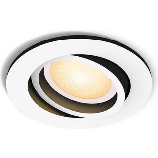 Philips Hue Milliskin Indbygningsspot Rund - Aluminium